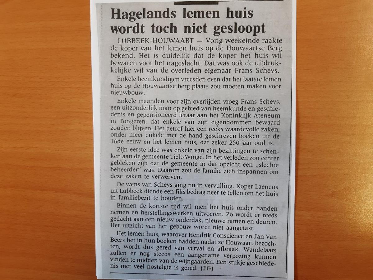 Lemen Huis Houwaart Tielt Kültér fotó